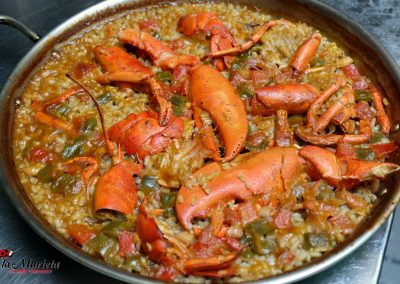 Arroz con bogavante,Restaurant La Marieta