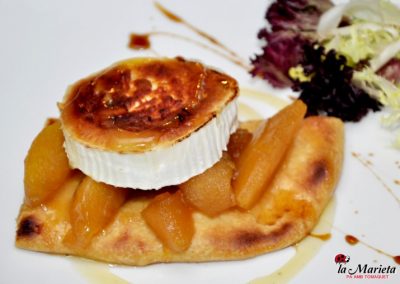 Torta de manzana caramelizada,Restaurant La Marieta, Mollet del Valles, Barcelona