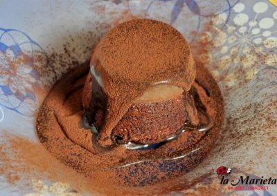 Pastel de chocolate ,Restaurant La Marieta, Mollet del Valles, Barcelona