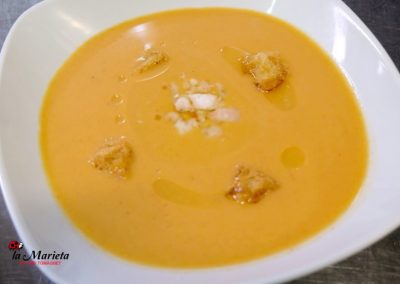 Crema o sopa del día,Restaurante la Marieta Mollet del Valles,Barcelona