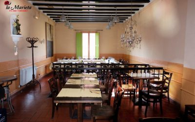 Restaurante La Marieta, íntimo y familiar, menú diario especial, aniversarios,cenas románticas, comuniones, bodas y celebraciones en Mollet del Vallès, Barcelona