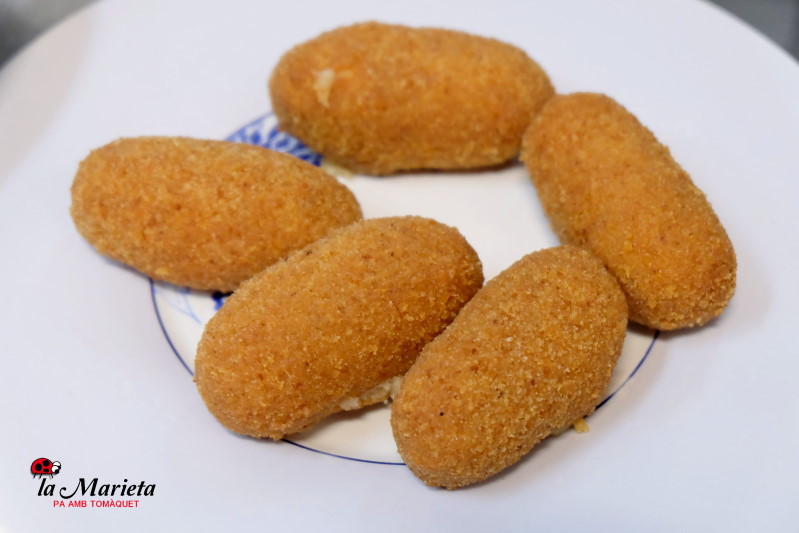 Restaurante La Marieta, Mollet del Vallès, Barcelona, menú diario a 11,60€, croquetas