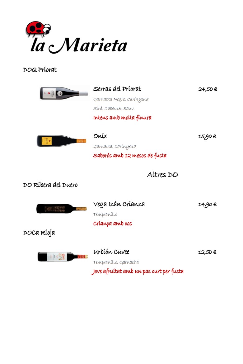 Bodega de vinos La Marieta Mollet, Barcelona